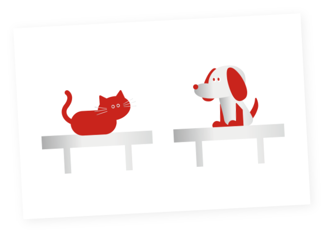 獣医師がギターで歌っているイラスト